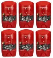 6x Old Spice Wolfthorn Deodorant Solid Stick For Men 0% Aluminium 6x50ml