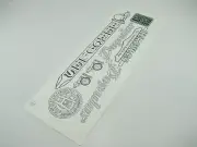 HERCULES TRANSFER WATER SLIDE DECALS SET for VINTAGE HERCULES BICYCLE