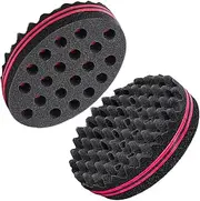 Magic Twist Sponge for Dreadlocks, Afro Coils, and Curls - Two Sides with Big and Small Holes, Foam Wave Brush for Men, Women, Boys, and Girls with Long or Short Hair by Hair Sponge (1 Piece)