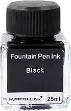 Calligraphy Ink,25ml Calligraphy Fountain Glass Dip Color Ink - Non-Carbon Drawing Writing Art Craft Calligraphy Inks Bottles, Stationery