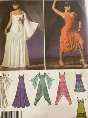 Simplicity Sewing Pattern 4312 Misses Ladies Dance Dress Design Own Size 4-12