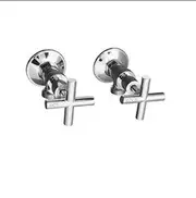 Sabine Washing Machine Cocks Chrome Solid Brass
