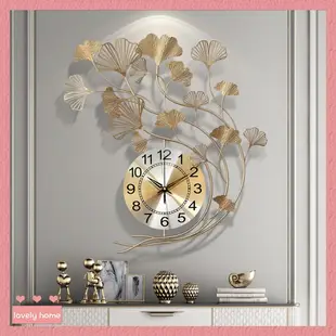 【lovely home】藝術壁鐘 掛鐘 北歐掛鐘 家用個性裝飾客廳時鐘 創意壁鐘