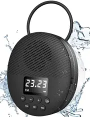 Shower Radio Speaker with Bluetooth 5.0, AGPTEK Waterproof Wireless Bathroom...