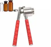 Manual Crimper(13/15/20mm), Cap Manual Capper, Full-Aluminum/Aluminum Plastic Cover, with Non-Slip Handle Sleeve, Hand-Held Sealing Machine,20mm,A
