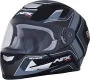 AFX FX-99 Recurved Motorcycle Helmet Matte Black/Gray SM
