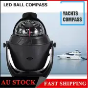 NEW 1PCS Boat Compass Marine Mount Navigation Nautical Sailboat LED Light NEW AU