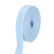 3/5" Denim Ribbon, 1 Roll 5.5 Yard Jean Craft Pure Color Strip, Light Blue