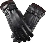 [NAMOARLY] Finger Gloves for Women Windproof Ski Gloves Touch Screen Buckle Wrist