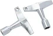 ERINGOGO 2Pcs Drum Keys Durable Tuning Tools for Snare Bass Drums Drum Set Repair Wrenches Essential Accessories for Percussionists and Beginners