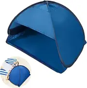 Portable Beach Tent, Anti-UV Sun Shelter with Carry Bag - Easy to Set Up, Pop Up Beach Shade for Camping Fishing Hiking Picnic Touring