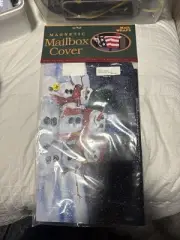 Mail Wraps Magnetic Mailbox Cover Snowmen Brand New