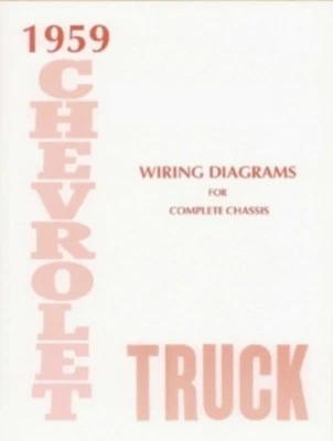 CHEVROLET 1959 Truck Wiring Diagram 59 Chevy Pick Up