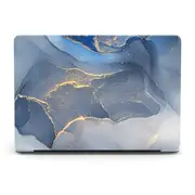MCC MacBook Pro 14-inch 2023 Hard Case Cover Apple A2779 Marble Grey+Blue