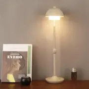 Modern Table Lamp Cordless Portable Desk Lamp, 2700K Stepless Dimming Recharg...