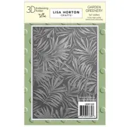 Lisa Horton Crafts Embossing Folder 5 X7 -Garden Ery (Pack of 1)