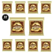 10 SETS Ernie Ball Earthwood 80/20 Bronze LT 11-52 Acoustic Guitar Strings 2004