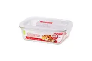 Locknlock 1L Euro Rectangular Borosilicate Glass Food Container w/ Lid Clear