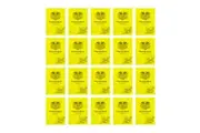 20x Spirax P115 Protective PP Cover Exercise Book A4 64 Pages 9mm Dotted Yellow