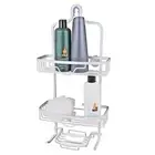 Aluminum Shower Caddy Bathroom Accessories Rack Shelf Tier Storage Rust Proof