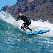 Bestway Hydro-Force Inflatable Surfboard Paddle Board 243x57x7 cm - Premium Stand Up SUP with Hand Pump & Carrying Bag, Durable Tritech Material, Non-Slip Deck, Single Removable Fin