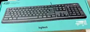 Logitech - K120 Full-size Wired Membrane Keyboard for PC with Spill-Resistan...