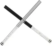 IWOWHERO 2pcs Mascara Wands for Travel Pro Eyelash Brush Eyebrow Makeup Applicator Reusable Makeup Brushes