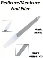 Nail File Plastic Handle Toe Nail filer Art Care Manicure filer Pedicure Trimmer