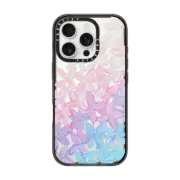 iPhone 16 Pro Impact Case MagSafe Compatible Clear Hydrangea Blooms