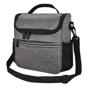Bike Handlebar Insulated Cooler Bag Waterproof Bicycle Bag w/ Reflective Strips