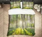 3D Forest Sun A012 Bed Pillowcases Quilt Duvet Cover Assaf Frank Zoe