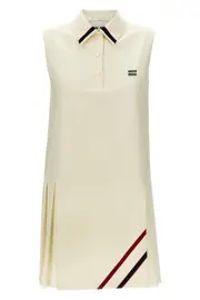 MIU MIU Mohair Canvas Dress