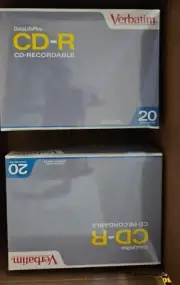 2 x 20 pack Verbatim CD-R total of 40 CD-Rs by Verbatim! Sealed!