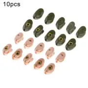 DIY Streamer Patterns Kit 10pcs Fish Skull Baitfish Heads for Fly Tying