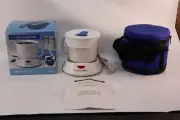 CorningWare MW-20 Lunch To Go Lidded Mug With Warmer and Carrying Bag NEW