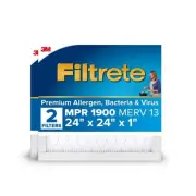 Filtrete 24x24x1 AC Furnace Air Filter, MERV 13, MPR 1900, Premium Allergen,...