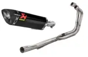 Akrapovic Exhaust System Kawasaki Ninja 400 2019 Stainless Headers Carbon Fibre