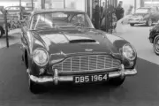 Aston Martin DB5 1963 Motor Show Car Old Photo