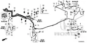 Genuine Honda 2012-2016 CR-V Brake Pipe V Comp 46375-T0A-A00