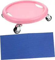 OHPHCALL Leg Exercise Equipment Fitness Sliding Plate Abdominal Training Plate Core Slider Random Color