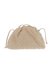 Mini Pouch leather clutch bag One size macaron color