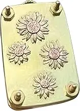 Microwave Flower Press for Adults, Metal Flower Pressing Kit, Plant Preservation Pressing Tool, Plant Crafts Making Supply Embosser Locket for Nature Lovers