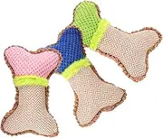 3pcs Christmas Dog Plush Bin Dog Interactive Treat Dispensing Chew Calming Puppy Heartbeat Cute Dog Basket Puppy Pet