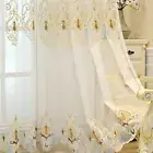 1x2.7m Curtain Drape Fabric Cloth DIY Mesh Tulle Voile Embroidery Semi-finished