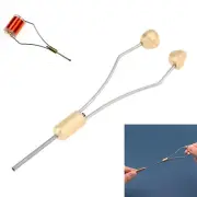 1 Pack Alloy Steel Fly Tying Bobbin Holder, Flies Lure Making Tool