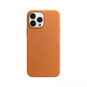Apple iPhone 13 Pro Max/iPhone 12 Pro Max Leather Case with MagSafe-Golden Brown