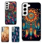 phsychadelic dream catcher For Samsung Galaxy Z Fold Flip 3 4 5 6 Anti skid Case