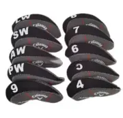10Pcs Golf Iron Headcovers For Callaway APEX / Tungsten PARADYM Club Covers 4-LW