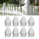 8 Pieces Picket Fence Caps 3inchx0.88inch Picket Caps for Corridors Outdoor