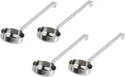 FOYTOKI Pizza Sauce Spoon Stainless Steel Serving Ladle Cereal Scoop Soup Spoon Seasoning Tool for Laboratory Kitchen Use